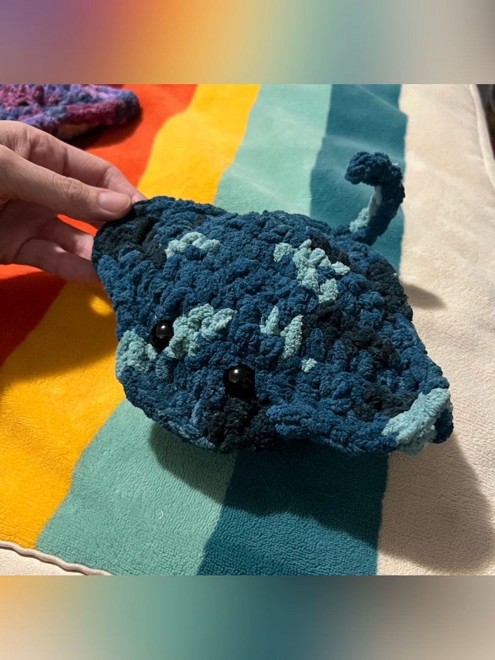 Plush Crocheted Stingray ✨